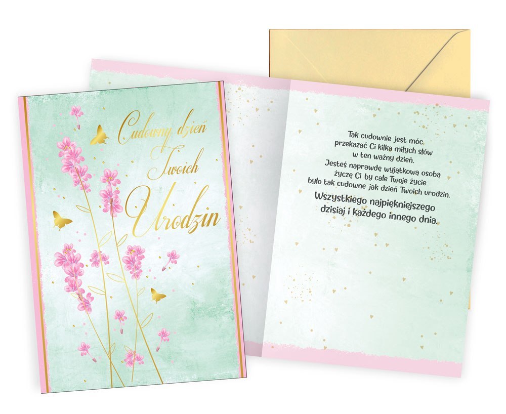 CARNET PR-506 BIRTHDAY FLOWERS PASSION CARDS - CARDS